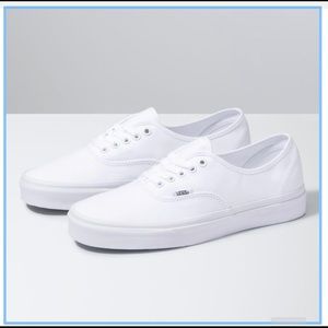Authentic true white vans